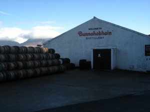 Bunnahabhain Distillery is home to Islay's lightest peated malt.