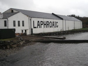 Laphroaig would need a rudder if it were any closer to the sea.